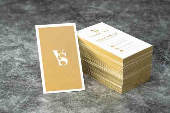 Edge Foil business cards 4 by Aladdin Print